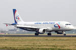 Ural Airlines Airbus A320-214 VP-BTZ nach der Landung in Amsterdam 28.12.2019