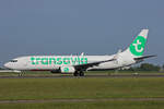 Transavia Airlines, PH-HSB, Boeing B737-8K2, msn: 34172/3242, 18.Mai 2023, AMS Amsterdam, Netherlands.