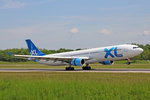 XL Airways, F-HXLF, Airbus A330-303, 18.Mai 2016, BSL Basel, Switzerland.