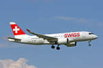 SWISS International Air Lines, HB-JBE, Bombardier CS-100, msn: 50014, 21.Mai 2018, ZRH Zürich, Switzerland.