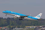 KLM Cityhopper, PH-EXV, Embraer ERJ-190STD, msn: 19000750, 03.Mai 2023, ZRH Zürich, Switzerland.