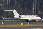 Germany Air Force, 14+04, Bombardier Global 5000, msn: 9417, 16.Januar 2024, ZRH Zürich, Switzerland.