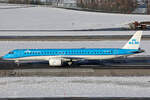 KLM Cityhopper, PH-NXF, Embraer E195-E2, msn: 19020061, 19.Januar 2024, ZRH Zürich, Switzerland.