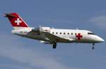 Swiss Air Ambulance - REGA, HB-JRB, Bombardier, CL-600-2B16 Challenger-604, 03.10.2010, ZRH, Zrich, Switzerland             