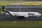 Sky Airlines, TC-SKD, Boeing 737-400 (Black Eagle), 2007.07.10, DUS, Dsseldorf, Germany