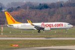 Pegasus Airlines (PC-PGT), TC-CPK  Asli , Boeing, 737-82R wl, 10.03.2016, DUS-EDDL, Düsseldorf, Germany 