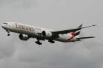 Emirates, Boeing 777-31H(ER), A6-EGO, 23.3.14, FRA/EDDF  (Die gleiche Maschine hab ich eine Woche früher in Düsseldorf erlegt)