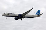 JetBlue Airways, N4048J, Airbus A321-271NXLR, msn: 10116, 06.Juli 2023, LHR London Heathrow, United Kingdom.