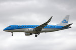 KLM Cityhopper, PH-EXH, Embraer ERJ-175LR, msn: 17000564, 01.Juli 2016, LHR London Heathrow, United Kingdom.