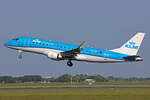 KLM Cityhopper, PH-EXK, Embraer ERJ-175STD, msn: 17000629, 18.Mai 2023, AMS Amsterdam, Netherlands.