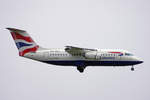 British Airways (Operated by BA CityFlyer), G-LCYB, BAe Avro RJ85, msn: 2383, 10.Oktober 2008, ZRH Zürich, Switzerland.