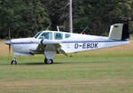 Private Beechcraft H-35 Bonanza, D-EBDK, Flugplatz Bienenfarm, 01.07.2023