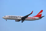 Compass Air Cargo, LZ-CXC, Boeing B737-8CXSF, msn: 32363/1139, 11.Juli 2023, MXP Milano Malpensa, Italy.