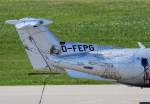 D-FEPG, Pilatus, PC-12-47 E ( Leonardo da Vinci  - Deko ~ Seitenleitwerk/Tail), 24.04.2013, EDNY-FDH, Friedrichshafen, Germany