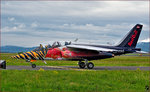 Red Bull OE- FAS, Alpha Jet; Flying Bulls Trainings Camp auf Maribor Flughafen MBX.