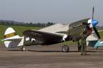 Private, F-AZKU, Curtiss, P-40 Warhawk, 03.07.2011, LFSX, Luxeuil, France        