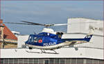 Policija S5-HPA; Bell 412; Maribor Krankenhaus-Rettungsdienst Einsatz; 24.1.2018