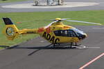 ADAC Luftrettung, D-HWFH, Eurocopter EC 135P2, S/N: 0277. Bonn-Hangelar (EDKB) am 01.05.2024.