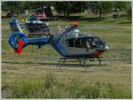 D-HRPA Eurocopter EC 135 der deutschen Polizei aufgenommen am 04.07.10 in Diekirch (L) anlsslich einer Austellung von Polizeifahreugen zur 750.