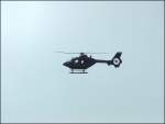 Ein Helikopter der Bundespolizei berflog am 01.05.08 das Auto & Technik Museum in Sinsheim.