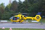 ADAC Luftrettungsstation Neustrelitz mit Eurocopter EC 135 (Christoph 48) D-HSWG. - 22.04.2014