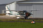 Privat, D-EHBA, Reims-Cessna F172G Skyhawk. Mainz-Finthen (EDFZ) am 23.09.2022.