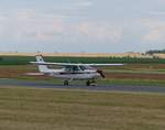Cessna 177 B Cardinal, D-EHHS auf der Piste 24 in Gera (EDAJ) am 20.7.2020