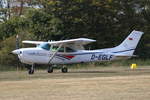 LSC Bayer Leverkusen, Reims-Cessna FR182 Skylane RG, D-EGLF. Flugplatzfest 60 Jahre Flugplatz Leverkusen Am Kurtekotten (EDKL), 31.08.2019.