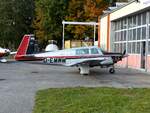 Mooney M-20J, D-EMWM, Flugplatz Landshut (EDML), 21.10.2023