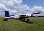 Pilatus Porter PC-6 B/2-H4, D-FAXI, Springermaschine von SKY DIVE LEIPZIG, Flugplatz Löbnitz-Roitzschjora (EDAW), 15.7.2017