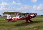Piper 18-95 Super Cub, D-ELGC, Flugplatz Gera (EDAJ), 13.8.2016
