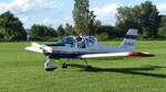 Tecnam P96 Golf, D-MWRD, Flugplatz Moosburg auf der Kippe (EDPI), 9.9.2023