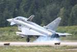 Touch-down, Eurofighter Typhoon 98+03, in ETSI,Manching,Germany.