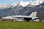 Rollen /Schweiz - Air Force/McDonnell Douglas F/A-18D/ Hornet/J-5237/Meiringen/07.04.2010  