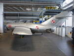 Mikojan-Gurewitsch MiG-15, RD-45F Triebwerk, Kennung 106, Luftfahrtmuseum Wernigerode (23.03.2024)