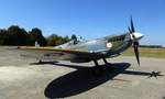 Spitfire VIII, MT 928, englisches Jagdflugzeug, Baujahr 1944, am Flugplatz Bremgarten, Aug.2016