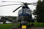 NVA Mil Mi-14 in der Luftfahrtausstellung bei Hermeskeil im strmenden Regen im Jahr 2007
