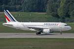 Air France, F-GRHB, Airbus, A 319-111, MUC-EDDM, München, 05.09.2018, Germany