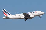 Air France, F-GRXK, Airbus, A319-115LR, 09.10.2021, CDG, Paris, France
