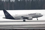 Lufthansa, D-AILN, Airbus A319-114, msn: 700,  Idar-Oberstein , 25.Februar 2024, OSL Oslo, Norway.