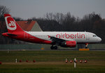 Air Berlin A 319-112 D-ASTX kurz vor dem Start in Berlin-Tegel am 19.12.2015