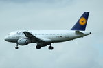 D-AILY Lufthansa Airbus A319-114  Schweinfurt   in München beim Landeanflug am 15.05.2016