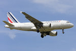 Air France, F-GRHS, Airbus, A319-111, 07.05.2016, CDG, Paris, France           