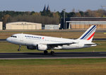Air France, Airbus A 319-111, F-GRXM, TXL, 09.04.2016
