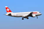 HB-JLP , Swiss , Airbus A320-214 , 12.03.2022 , Berlin-Brandenburg  Willy Brandt  , BER ,