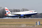 G-EUUY , British Airways , Airbus A320-232 , 01.03.2023 , Berlin-Brandenburg  Willy Brandt  , BER , 