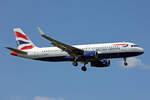 British Airways, G-EUYP, Airbus A320-232, msn: 5784, 07.Juli 2023, LHR London Heathrow, United Kingdom.