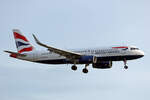British Airways, G-EUYX, Airbus A320-232, msn: 6155, 28.Dezember 2023, ZRH Zürich, Switzerland.