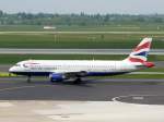 British Airways; G-BUSK; Airbus A320-211.