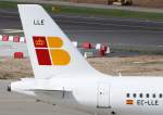 Iberia Express, EC-LLE, Airbus, A 320-200 (Seitenleitwerk/Tail), 02.04.2014, DUS-EDDL, Dsseldorf, Germany